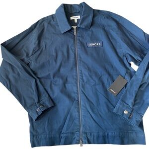 NWT TENORE BEDFORD SERVICE JACKET Mens size L Navy Blue Surf  Sand  Everyday
